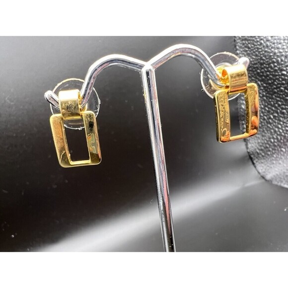 Gold Knocker Earrings - Picture 2 of 4